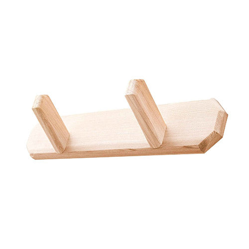 2-Peg Cedar Towel Hanger - Scandiamfg.com