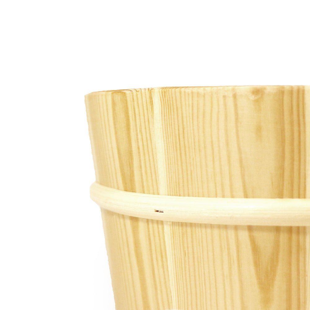 Sauna Wood Bucket Detail