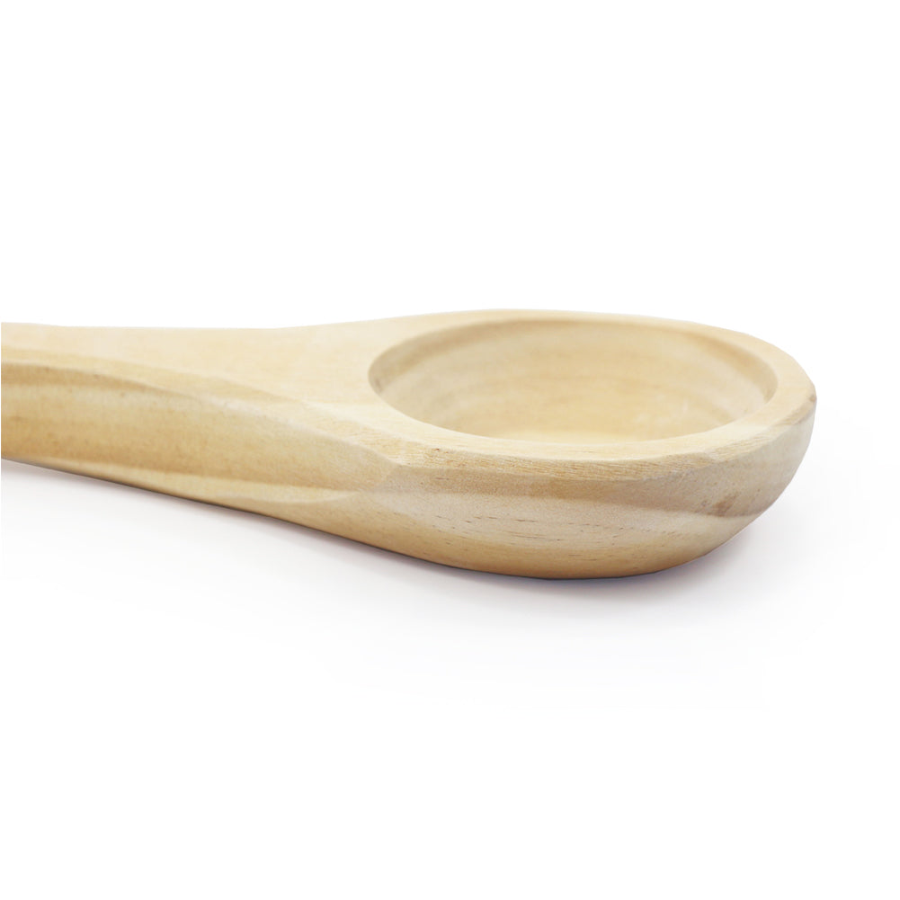Sauna Wood Ladle Detail