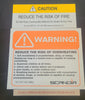 Heater Caution Sign Set
